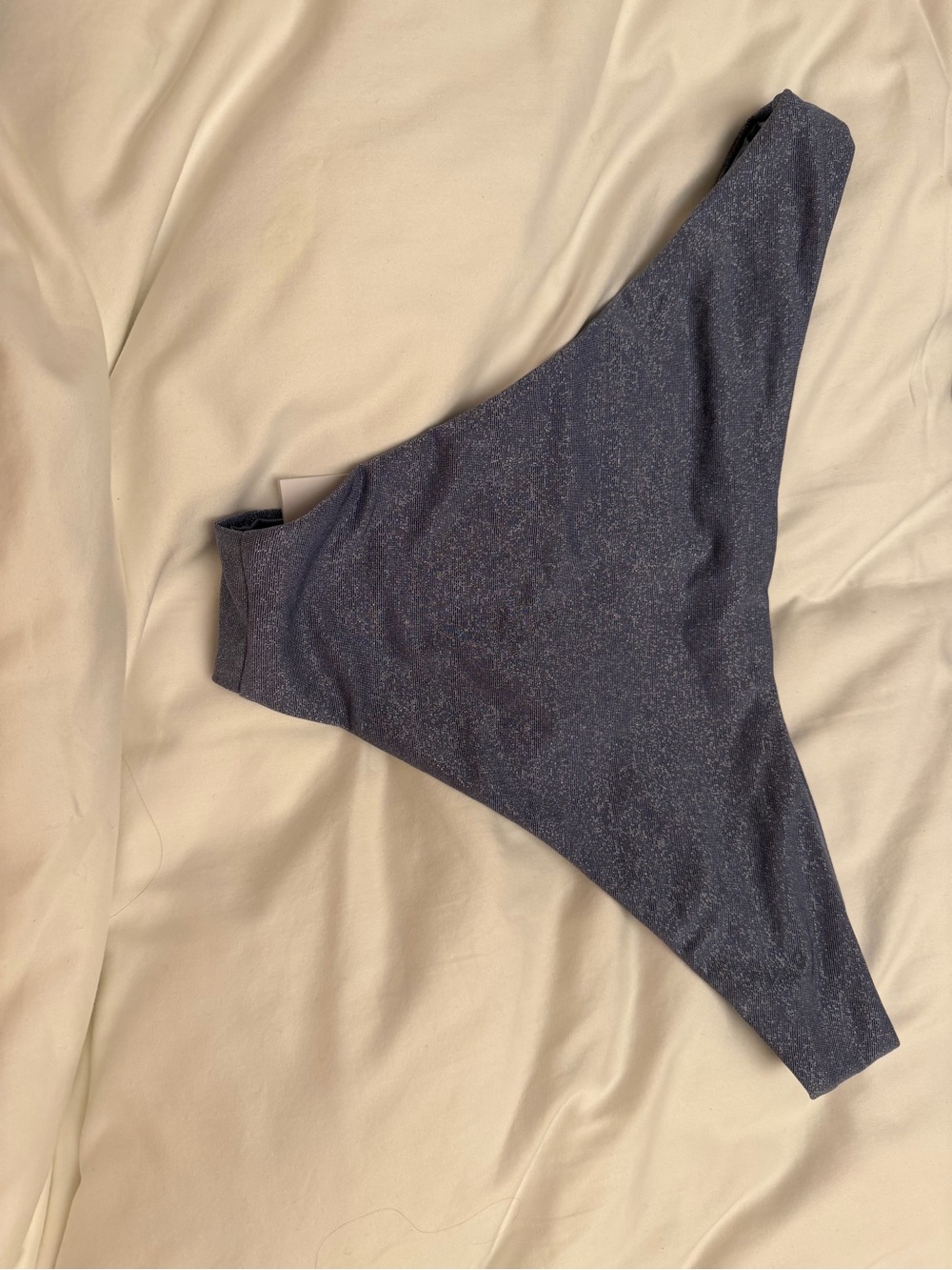 ONIA NWT CHIARA BIKINI BOTTOM CHEEKY sparkle periwinkle